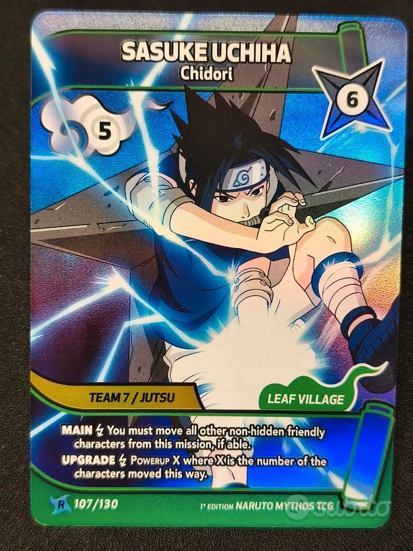 Naruto Mythos TCG Sasuke Uchiha 107/130 - Collezionismo In vendita