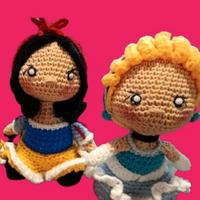 set 2 principesse amigurumi 