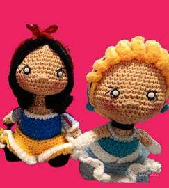 set 2 principesse amigurumi 