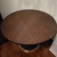 Tavolo rotondo allungabile,con 6 sedie,prezz.tratt