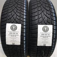 2 GOMME 205 55 16 DUNLOP A63155