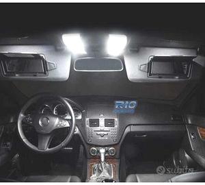 KIT 12 LAMPADE LED INTERNE PER MERCEDES CLASSE E W