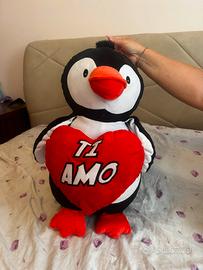 peluche pinguino "ti amo"