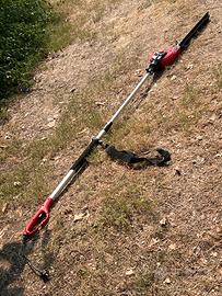 Tagliasiepi elettrico orientabile telescopico