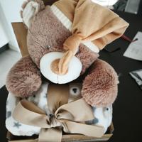 Peluche con copertina neonati