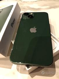 Iphone 13 128gb verde scuro perfetto