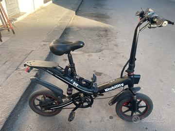 Bicicletta elettrica pieghevole Niubility B14
