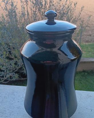 Vaso ceramica con coperchio Boschi Faenza