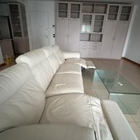 Divano Bianco in pelle