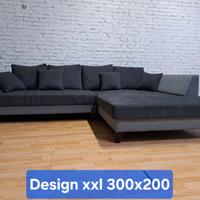 Divano xxl Design Moderno penisola super large