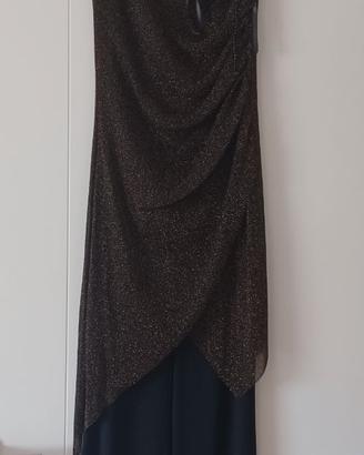 Jumpsuit con gonna sovrapposta