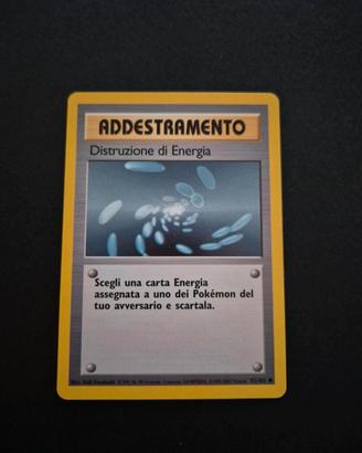 Carta Pokémon Addestramento Distruzione di energia