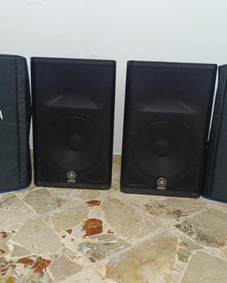 Coppia Casse Yamaha DXR15 + Cover