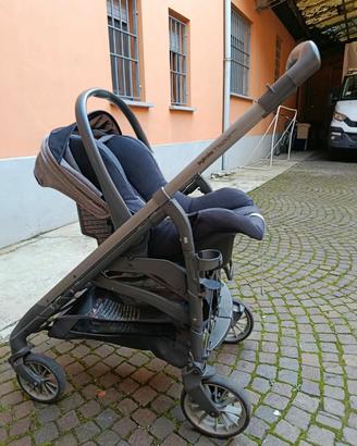 trio Inglesina usato come nuovo grigio/nero