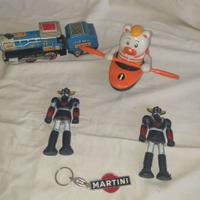 vari giochi vintage, Goldrake, Duracell ecc