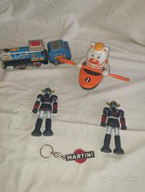 vari giochi vintage, Goldrake, Duracell ecc