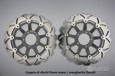 Coppia di dischi freno wave / margherita Ducati