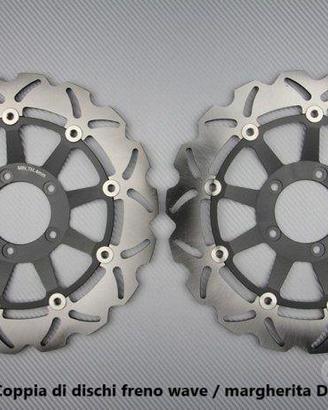Coppia di dischi freno wave / margherita Ducati