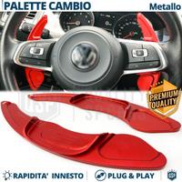 PALETTE Cambio Volante per VOLKSWAGEN Paddle Rosse