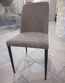 Sedie in stoffa