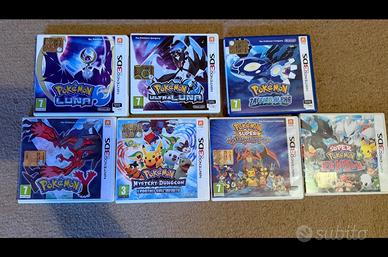 Lotto 7 giochi Pokémon Nintendo 3DS - Ottime condi