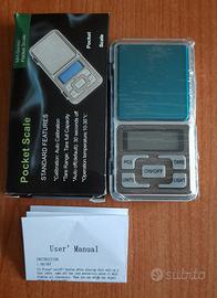 Bilancia tascabile di precisione retroilluminata