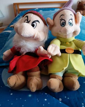 Peluche nani Brontolo/ Cucciolo