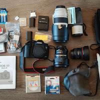 Canon EOS 5d Mk III + obiettivi Canon + accessori