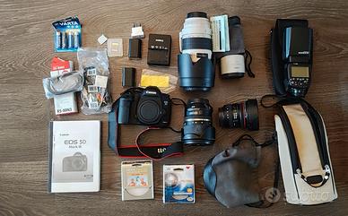 Canon EOS 5d Mk III + obiettivi Canon + accessori