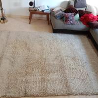 Tappeto bianco in lana arredamento