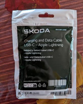 Cavo ricarica, da USB-C a APPLE Lightning SKODA