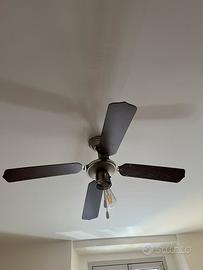 Due lampadari  a soffitto con ventole (prov VA)