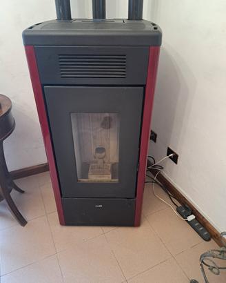 stufa a pellet aria 14 kw canalizzata