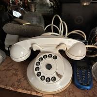 Telefono fisso vintage a disco rotella