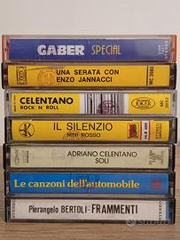 7 VECCHIE CASSETTE STEREO MUSICASSETTE VINTAGE