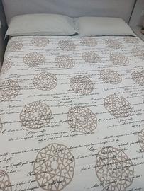 parure matrimoniale copripiumino cotone 