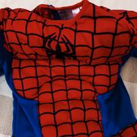 Vestito carnevale Spiderman imbottito