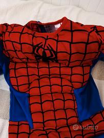 Vestito carnevale Spiderman imbottito