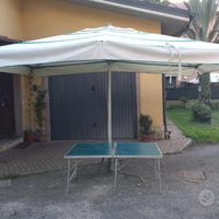 2 Ombrelloni 3x4 da mercato o giardino come nuovi