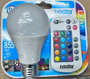 Lampadina LED RGB ExtraStar con telecomando