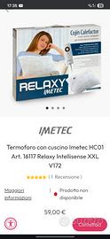 Cuscino termico riscaldante Imetec Relaxy Intellis