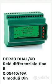 Rele differenziale dossena DER3BDUAL/6D