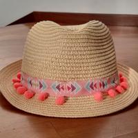 Cappello in paglia da bambina