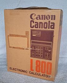 Calcolatrice vintage Canon Canola L800