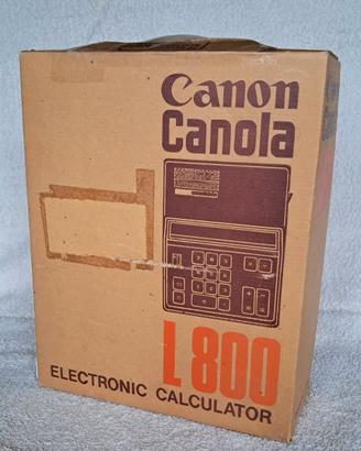 Calcolatrice vintage Canon Canola L800