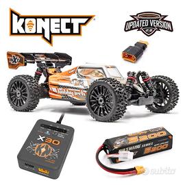 hobbytech nxt evo rr 1/8 buggy+lipo+charger+tester