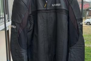 giacca da moto in pelle tg. L/52 