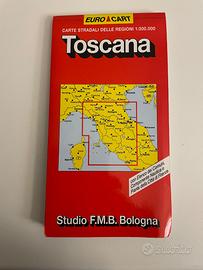 carta stradale Toscana