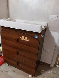 Fasciatoio con cassettiera