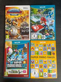 Lotto 4 Giochi Wii / Wii U Mario Kart Bros Maker